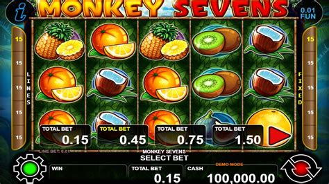  Игровой автомат Monkey Sevens